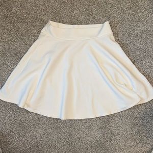 White skirt